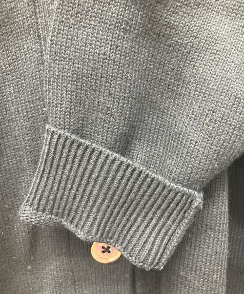 MICHAEL KORS（マイケル・コース）MICHAEL KORS (マイケル・コース) 厚手カーディガン ブラック×ホワイト サイズ:XSの古着・服飾アイテム