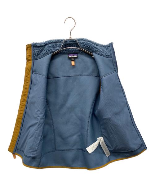 Patagonia（パタゴニア）Patagonia (パタゴニア) ボアベスト ブルー×ベージュ サイズ:Sの古着・服飾アイテム