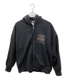 HARLEY-DAVIDSON（ハーレーダビッドソン）の古着「ジップパーカー」｜ブラック