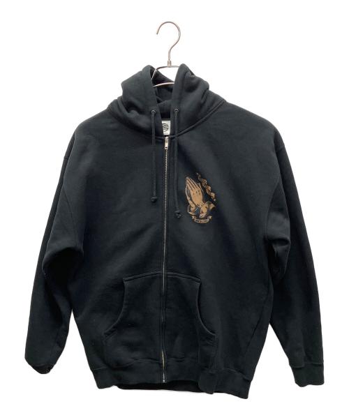 SANTA CRUZ（サンタクルーズ）SANTA CRUZ (サンタクルーズ) ジップパーカー ブラック サイズ:Lの古着・服飾アイテム