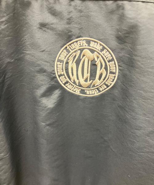 kutir（クティール）kutir (クティール) リバーシブルナイロンボアブルゾン ブラック サイズ:Lの古着・服飾アイテム