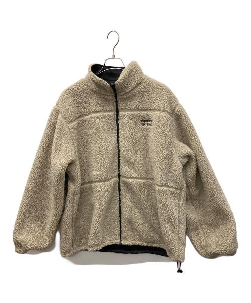 kutir（クティール）kutir (クティール) リバーシブルナイロンボアブルゾン ブラック サイズ:Lの古着・服飾アイテム