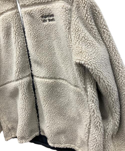 kutir（クティール）kutir (クティール) リバーシブルナイロンボアブルゾン ブラック サイズ:Lの古着・服飾アイテム