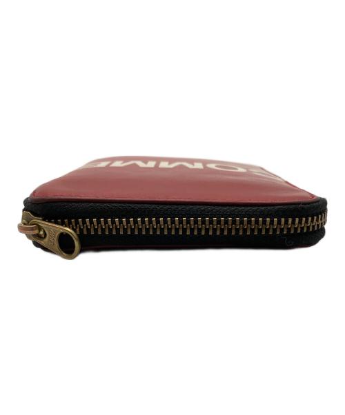 COMME des GARCONS（コムデギャルソン）COMME des GARCONS (コムデギャルソン) ラウンドファスナー財布 レッドの古着・服飾アイテム