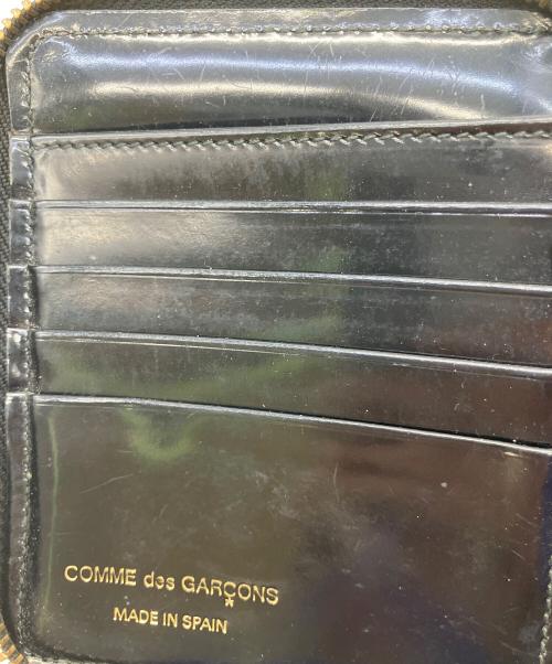 COMME des GARCONS（コムデギャルソン）COMME des GARCONS (コムデギャルソン) ラウンドファスナー財布 ブラックの古着・服飾アイテム