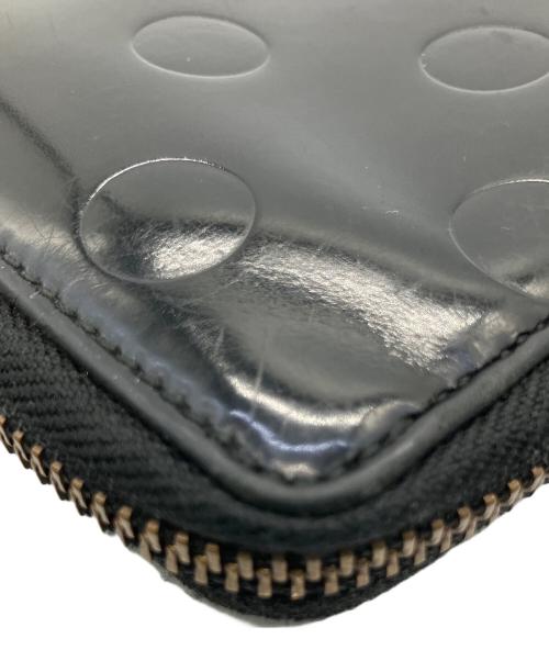 COMME des GARCONS（コムデギャルソン）COMME des GARCONS (コムデギャルソン) ラウンドファスナー財布 ブラックの古着・服飾アイテム