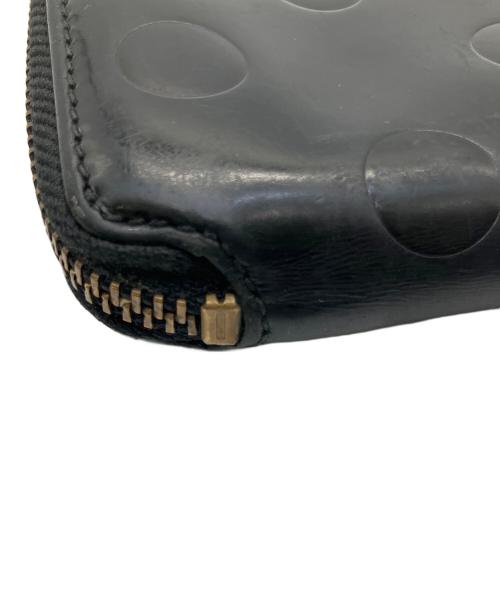 COMME des GARCONS（コムデギャルソン）COMME des GARCONS (コムデギャルソン) ラウンドファスナー財布 ブラックの古着・服飾アイテム