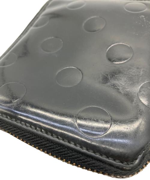 COMME des GARCONS（コムデギャルソン）COMME des GARCONS (コムデギャルソン) ラウンドファスナー財布 ブラックの古着・服飾アイテム