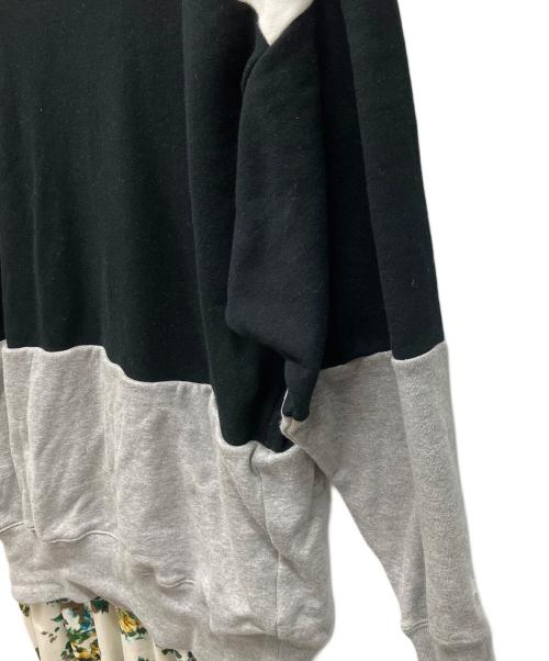 Americana（アメリカーナ）Americana (アメリカーナ) 長袖ワンピース ホワイト×ブラック×グレー×グリーン サイズ:Freeの古着・服飾アイテム