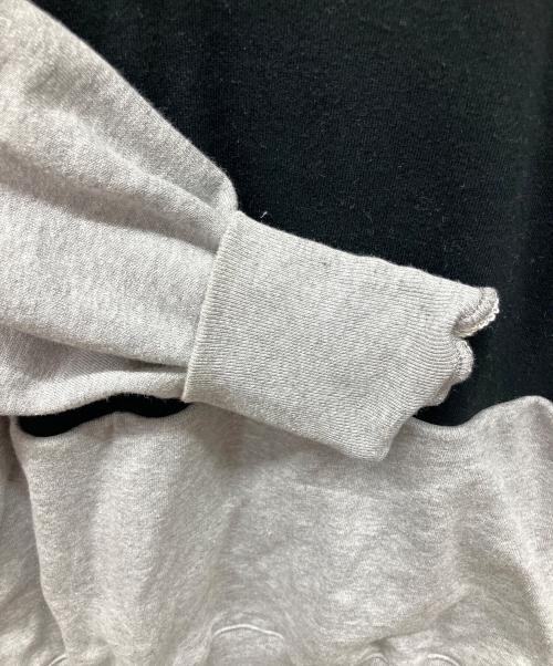 Americana（アメリカーナ）Americana (アメリカーナ) 長袖ワンピース ホワイト×ブラック×グレー×グリーン サイズ:Freeの古着・服飾アイテム