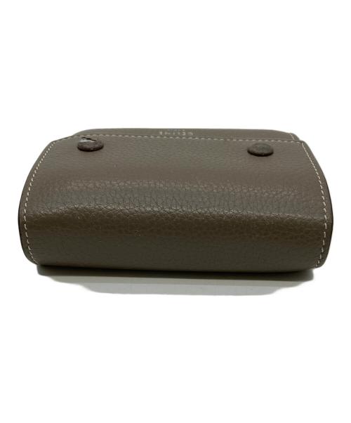 CELINE（セリーヌ）CELINE (セリーヌ) 3つ折り財布 ブラウン×イエローの古着・服飾アイテム