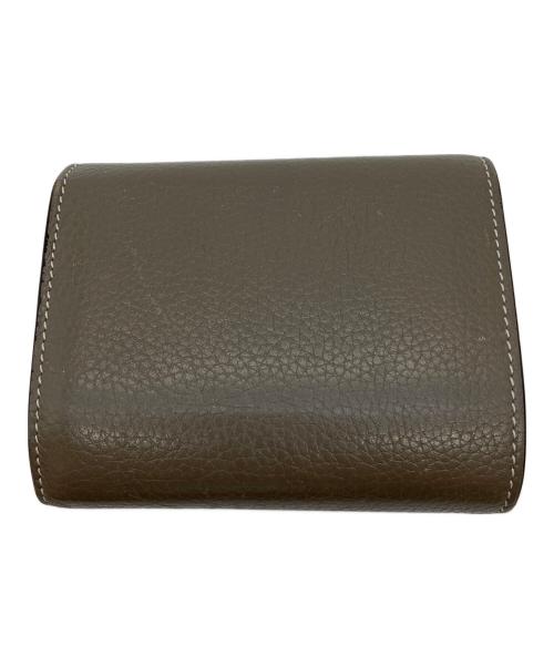 CELINE（セリーヌ）CELINE (セリーヌ) 3つ折り財布 ブラウン×イエローの古着・服飾アイテム