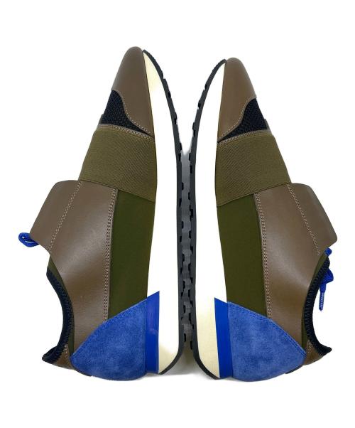 BALENCIAGA（バレンシアガ）BALENCIAGA (バレンシアガ) スニーカー カーキ×ブラウン サイズ:42の古着・服飾アイテム