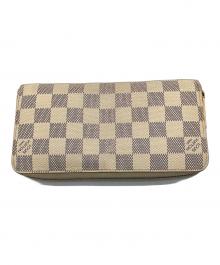 LOUIS VUITTON（ルイ ヴィトン）の古着「ラウンドファスナー財布」｜ホワイト