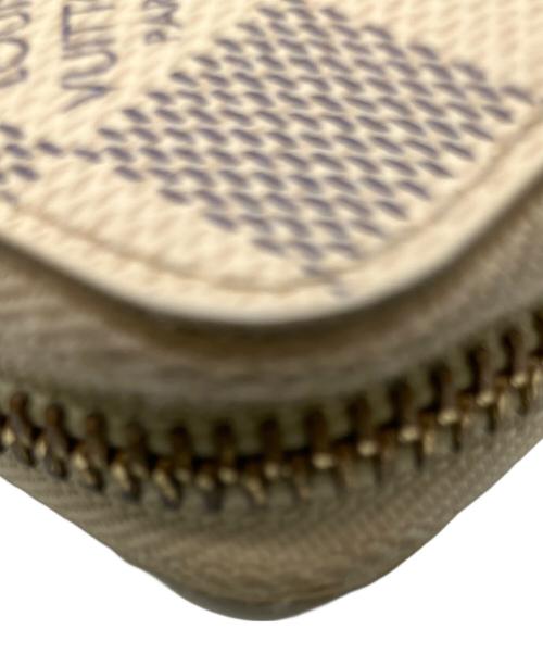 LOUIS VUITTON（ルイ ヴィトン）LOUIS VUITTON (ルイ ヴィトン) ラウンドファスナー財布 ホワイトの古着・服飾アイテム