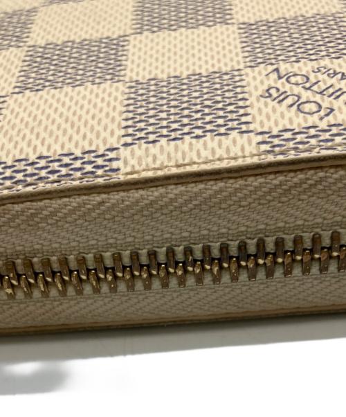 LOUIS VUITTON（ルイ ヴィトン）LOUIS VUITTON (ルイ ヴィトン) ラウンドファスナー財布 ホワイトの古着・服飾アイテム