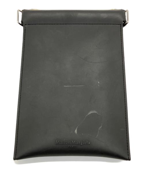 Maison Margiela（メゾンマルジェラ）Maison Margiela (メゾンマルジェラ) 携帯ポーチ ブラック×ホワイトの古着・服飾アイテム