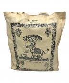 Acne studiosアクネ ストゥディオス）の古着「トートバッグ」｜ベージュ×ブラック