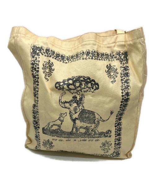 Acne studios（アクネ ストゥディオス）Acne studios (アクネ ストゥディオス) トートバッグ ベージュ×ブラックの古着・服飾アイテム