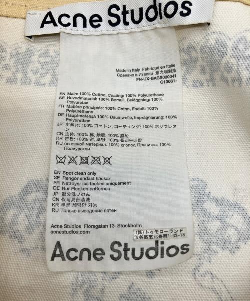 Acne studios（アクネ ストゥディオス）Acne studios (アクネ ストゥディオス) トートバッグ ベージュ×ブラックの古着・服飾アイテム