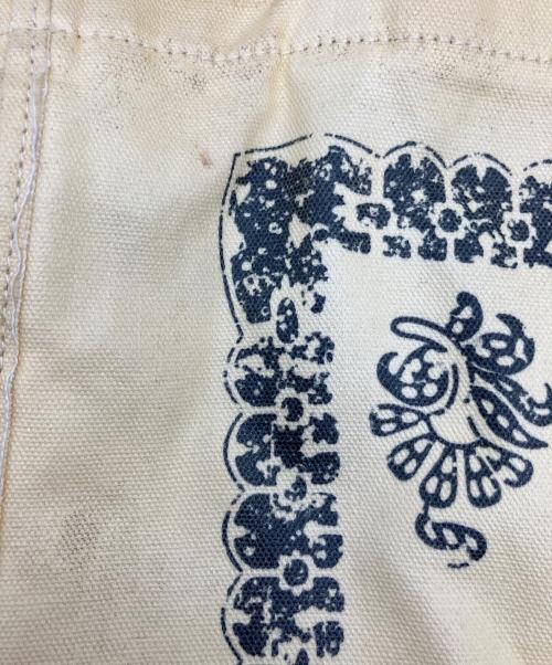 Acne studios（アクネ ストゥディオス）Acne studios (アクネ ストゥディオス) トートバッグ ベージュ×ブラックの古着・服飾アイテム