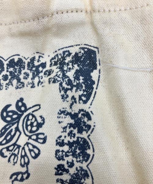 Acne studios（アクネ ストゥディオス）Acne studios (アクネ ストゥディオス) トートバッグ ベージュ×ブラックの古着・服飾アイテム