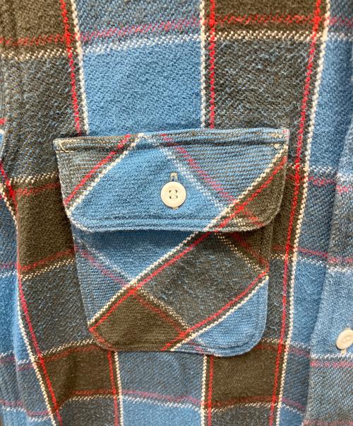 WAREHOUSE（ウエアハウス）WAREHOUSE (ウエアハウス) 長袖シャツ ライトブルー×ブラック サイズ:Sの古着・服飾アイテム