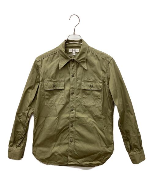 JOHN GLUCKOW（ジョン グラッコー）JOHN GLUCKOW (ジョン グラッコー) 長袖シャツ グリーン サイズ:Sの古着・服飾アイテム