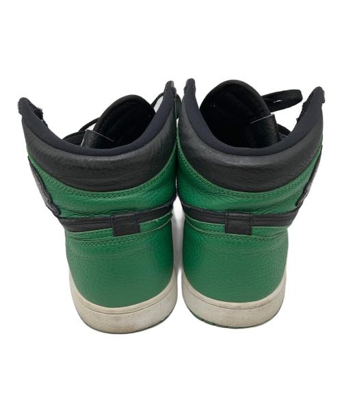NIKE（ナイキ）NIKE (ナイキ) ハイカットスニーカー ブラック×グリーン サイズ:29cmの古着・服飾アイテム