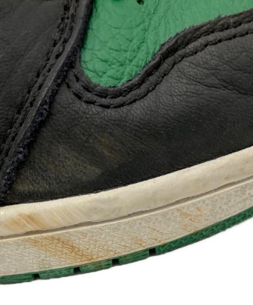 NIKE（ナイキ）NIKE (ナイキ) ハイカットスニーカー ブラック×グリーン サイズ:29cmの古着・服飾アイテム