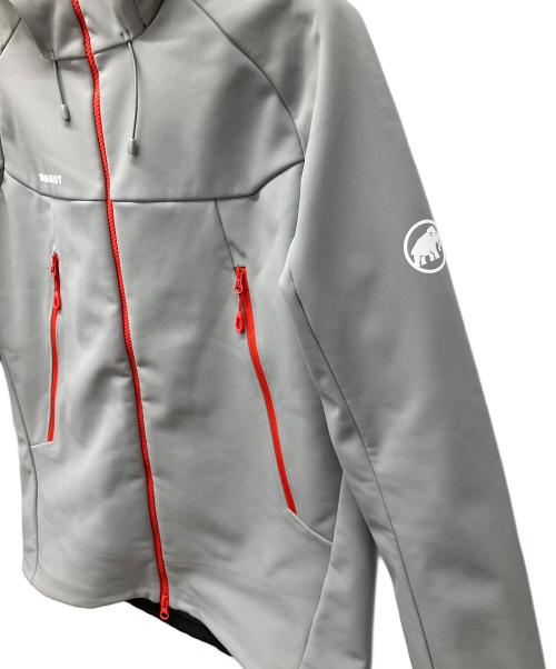 MAMMUT（マムート）MAMMUT (マムート) フーデッドジャケット グレー×オレンジ サイズ:M　　　　　　　　の古着・服飾アイテム