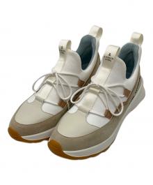 LANVIN（ランバン）の古着「スニーカー」｜ホワイト×ブラウン