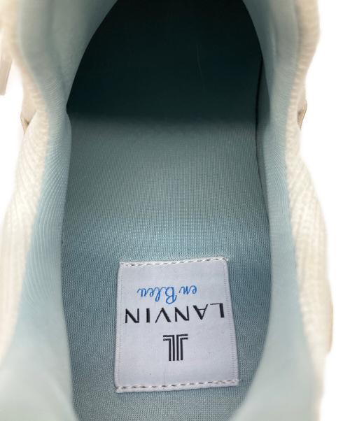 LANVIN（ランバン）LANVIN (ランバン) スニーカー ホワイト×ブラウン サイズ:24の古着・服飾アイテム