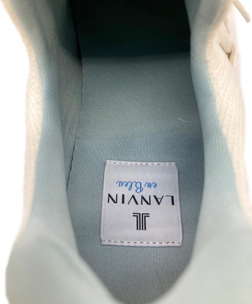 LANVIN（ランバン）LANVIN (ランバン) スニーカー ホワイト×ブラウン サイズ:24の古着・服飾アイテム
