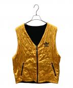 adidasアディダス）の古着「ベスト」｜イエロー×ブラック