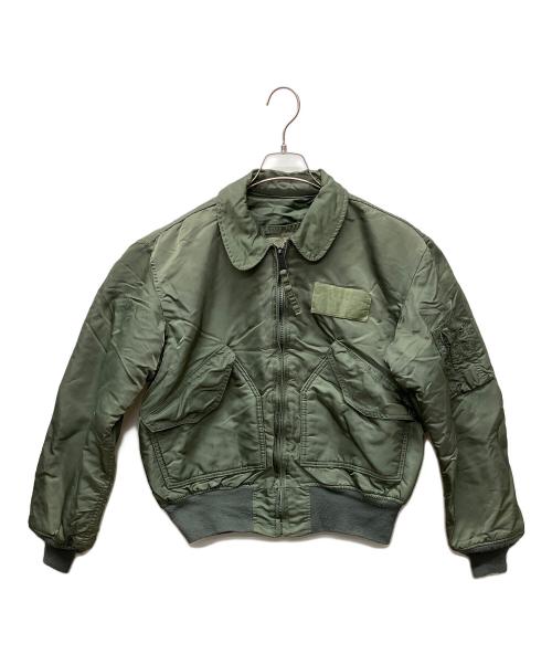 ALPHA（アルファ）ALPHA (アルファ) フライトジャケット グリーン サイズ:Mの古着・服飾アイテム