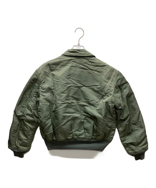 ALPHA（アルファ）ALPHA (アルファ) フライトジャケット グリーン サイズ:Mの古着・服飾アイテム