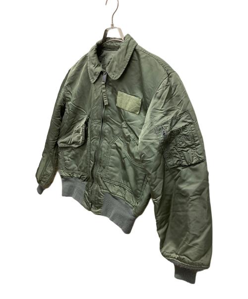 ALPHA（アルファ）ALPHA (アルファ) フライトジャケット グリーン サイズ:Mの古着・服飾アイテム