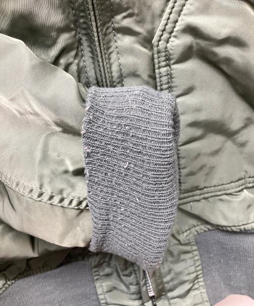 ALPHA（アルファ）ALPHA (アルファ) フライトジャケット グリーン サイズ:Mの古着・服飾アイテム