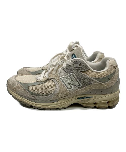 NEW BALANCE（ニューバランス）NEW BALANCE (ニューバランス) ローカットスニーカー アイボリー×グレー サイズ:24cmの古着・服飾アイテム