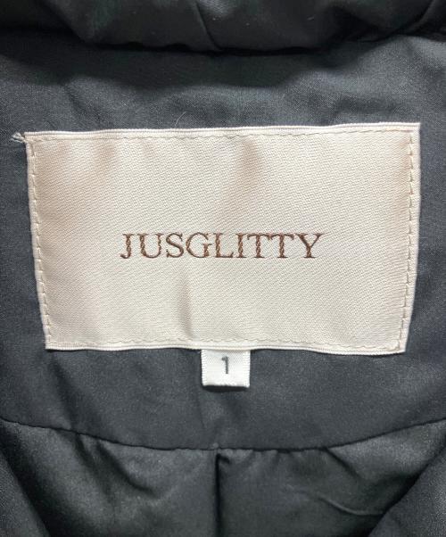 JUSGLITTY（ジャスグリッティー）JUSGLITTY (ジャスグリッティー) ダウンコート ブラック サイズ:1の古着・服飾アイテム