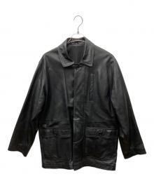 JAZEQUEL（-）の古着「レザージャケット」｜ブラック
