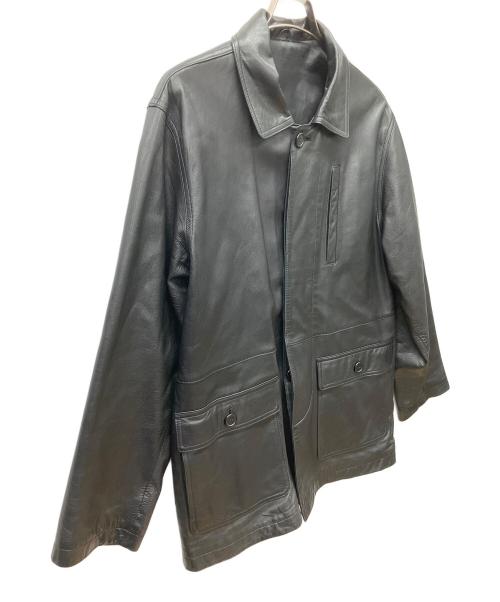 JAZEQUEL（-）JAZEQUEL (-) レザージャケット ブラック サイズ:Mの古着・服飾アイテム