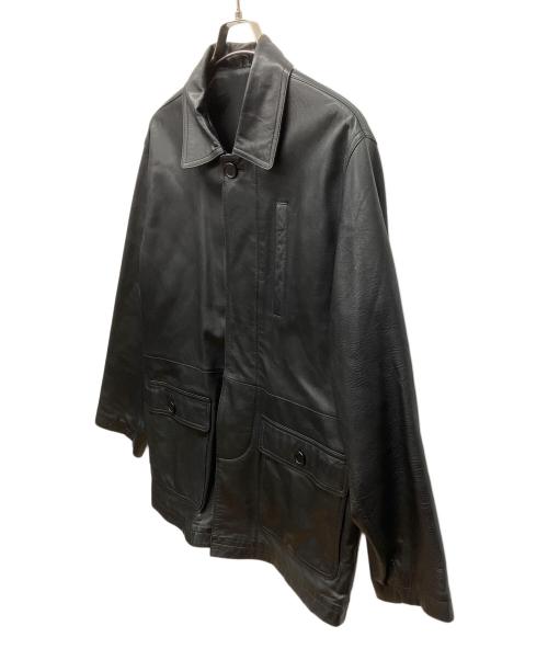 JAZEQUEL（-）JAZEQUEL (-) レザージャケット ブラック サイズ:Mの古着・服飾アイテム