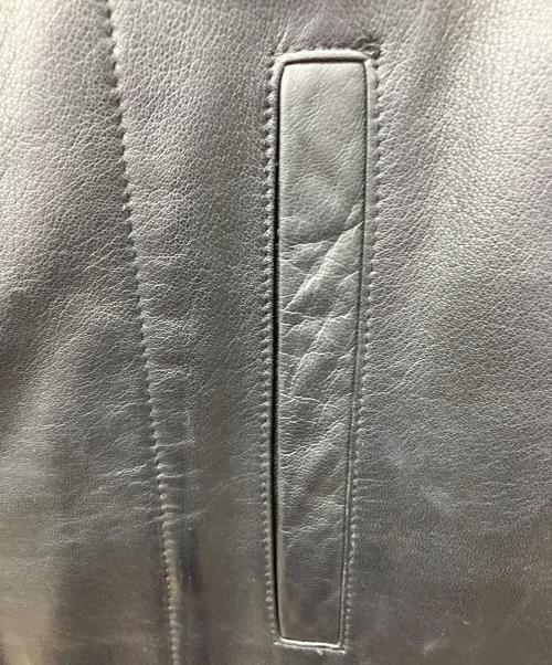 JAZEQUEL（-）JAZEQUEL (-) レザージャケット ブラック サイズ:Mの古着・服飾アイテム