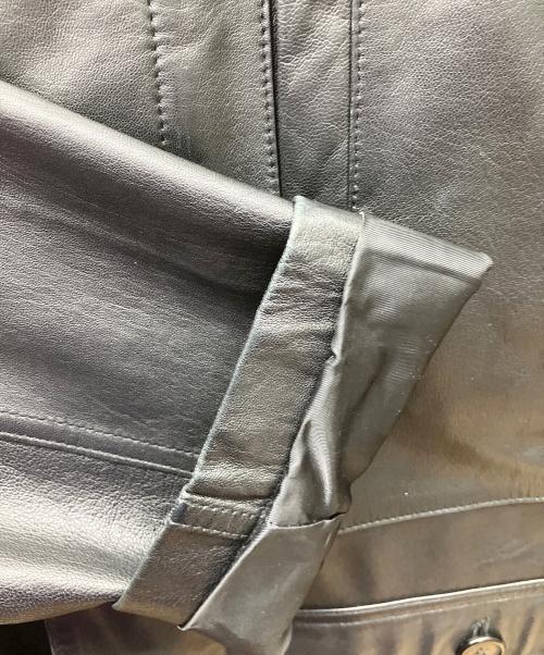 JAZEQUEL（-）JAZEQUEL (-) レザージャケット ブラック サイズ:Mの古着・服飾アイテム