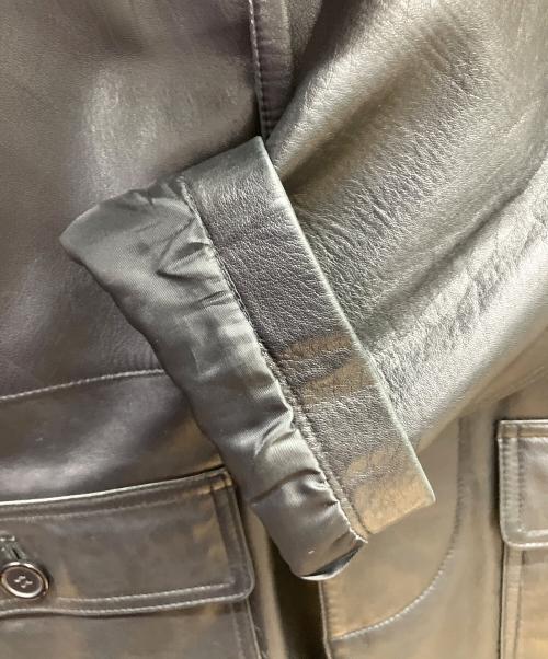 JAZEQUEL（-）JAZEQUEL (-) レザージャケット ブラック サイズ:Mの古着・服飾アイテム