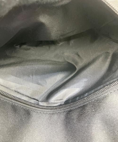 Y's（ワイズ）Y's (ワイズ) キャンパスレザートートバッグ ブラックの古着・服飾アイテム