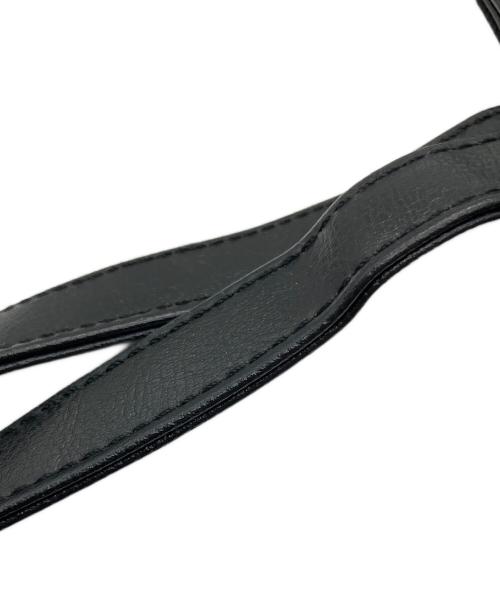 Y's（ワイズ）Y's (ワイズ) キャンパスレザートートバッグ ブラックの古着・服飾アイテム