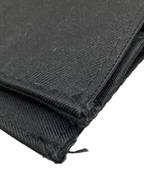 Y's（ワイズ）Y's (ワイズ) キャンパスレザートートバッグ ブラックの古着・服飾アイテム